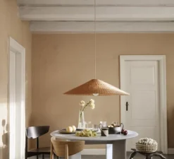 Suspension*Ferm Living Abat-jour, Dou, , Ø90cm, H21cm - naturel