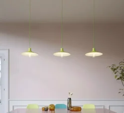Abat-jour seul, Swing Pastel, vert prairie, Ø30cm, H6cm - Creative Cables