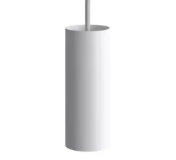Accessoires*Creative Cables Abat-jour seul, Tub-E14 avec douille à double bague, , L6cm, H15,3cm - blanc mat