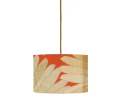 Suspension*Ebb and Flow Abat-jour, Tango, , Ø17,5cm, H12cm - orange, beige