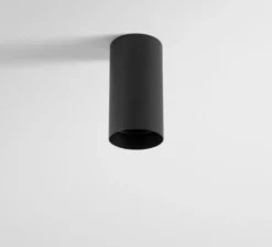 Plafonnier & Spot*Modular Abat-jour, Tetrix Tube Surface 65 125 1x, , IP55, LED, K, lm, Ø6,5cm, H12,5cm - noir