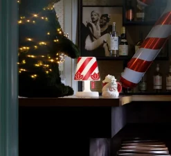 Accessoires*Fatboy Accessoire abat-jour, XMAS Cooper Cappie Stripemas, , blanc, L49cm, H13,5cm - rouge