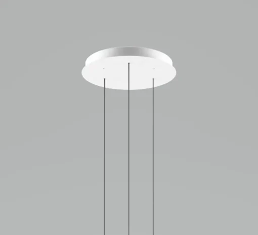 Accessoire, Rosace 3 lights, blanc mat, Ø38cm, H4,2cm - Lodes