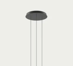 Accessoire, Rosace 3 lights, noir mat, Ø38cm, H4,2cm - Lodes