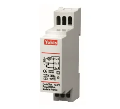 Accessoire, V5 Filaire, Simple, Télérupteur modulaire filaire 500W x1, L4,5cm, H2,5cm - Yokis