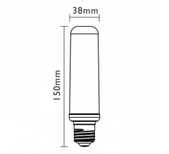 Accessoires, Ampoule E27 Pro T38 LED 15, variable, blanc, Ø3,8cm, H15cm - Marino Cristal