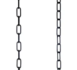 Accessoires*Zangra Accessoires, chaine noire pour suspensions de 100kg max, 1m -