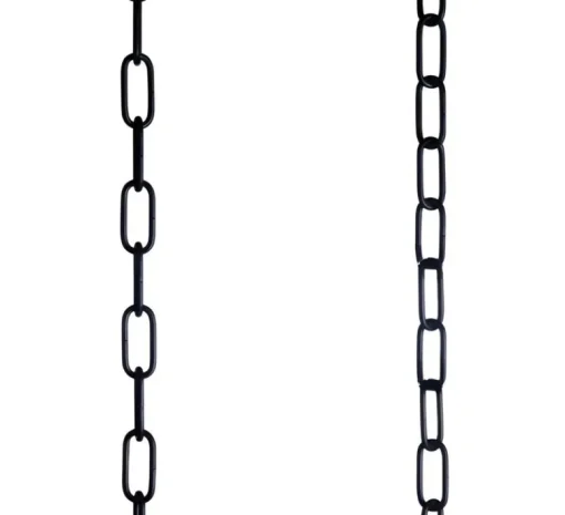 Accessoires*Zangra Accessoires, chaine noire pour suspensions de 100kg max, 1m -