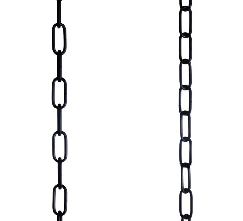 Accessoires*Zangra Accessoires, chaine noire pour suspensions de 100kg max, 1m -
