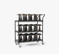 Accessoires*Andtradition Accessoires, Chariot de Rechargement pour Manhattan, Raku et Como, , L99cm, H109cm - noir