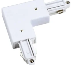 Accessoires, Connecteur d'angle pour rail 1 allumage en saillie, blanc, L10,4cm, H1,8cm - SLV