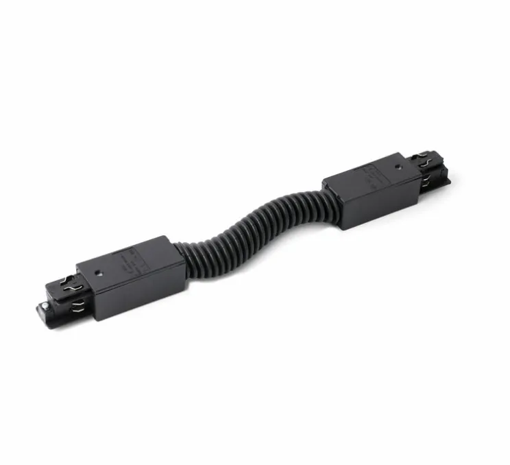 Accessoires, connecteur intermédiaire flexible, noir, L10cm - Faro