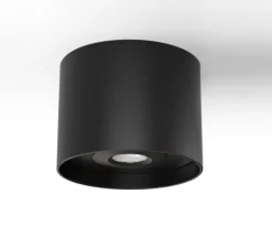 Plafonnier & Spot*Solum Accessoires, Decociel, support d'installation en saillie pour plafond en béton, , Ø15,8cm, H12cm - Noir