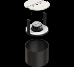 Plafonnier & Spot*Solum Accessoires, Decociel, support d'installation en saillie pour plafond en béton, , Ø15,8cm, H12cm - Noir