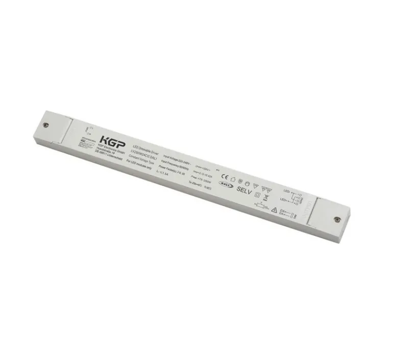 Transformateur*SLV Accessoires, Driver LED 250 W, DALI, L40cm, H2,2cm - blanc