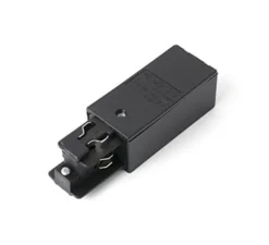 Accessoires, embout d'alimentation gauche pour rail, noir, L10cm, H32cm - Faro