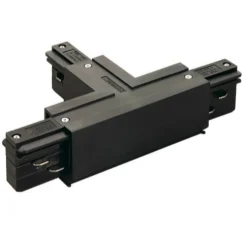 Accessoires, EUTRAC Connecteur en T, noir, L26cm, H3,2cm - SLV