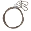 Accessoires*SLV Accessoires, Filin de sécurité pour Panel V, acier, L150 cm -