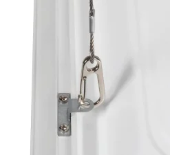 Accessoires*SLV Accessoires, Filin de sécurité pour Panel V, acier, L150 cm -