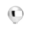 Accessoires*Zangra Accessoires, globe miroir, anneau argenté, H14,5cm, Ø12,5cm -