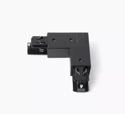 Accessoires*Faro Architectural Accessoires, joint intermédiaire en L, gauche, pour rail, noir, L9,5cm, H8,8cm - Faro