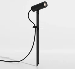 Accessoires, Myos, perche d'extension, noir texturé, IP65, Ø1,6cm, H21,2cm - Astro