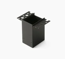 Accessoires*Faro Architectural Accessoires, Neso, générateur électrique pour rail encastrable, noir, On/Off, L8cm, H7,5cm - Faro