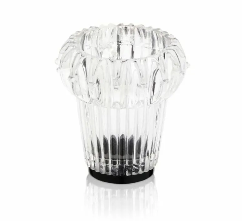 Accessoires*Design by us Accessoires, New Wave Eyeball XL, , Ø16cm, H15cm - transparent, noir