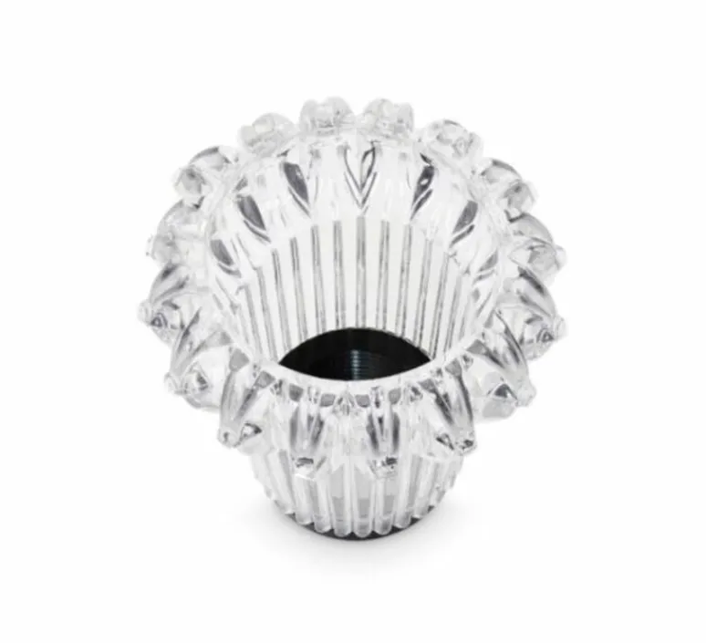 Accessoires*Design by us Accessoires, New Wave Eyeball XL, , Ø16cm, H15cm - transparent, noir