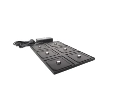 Accessoires, Plateau de recharge six baladeuses Drink, noir, L40cm, H25cm - Nedgis