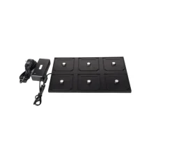 Accessoires, Plateau de recharge six baladeuses Drink, noir, L40cm, H25cm - Nedgis