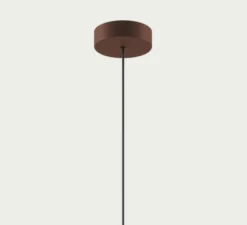 Accessoires, Rosace Single Mini, bronze, Ø9,5cm, H2,6cm - Lodes