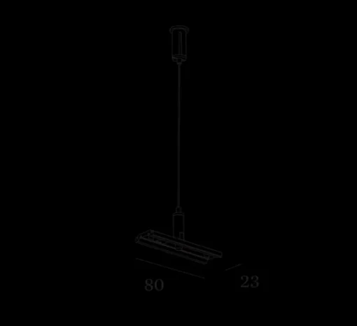 Accessoires*Wever&Ducré Accessoires, set de suspension, strex, set B, câble noir de 3m, L8cm - Wever & Ducré