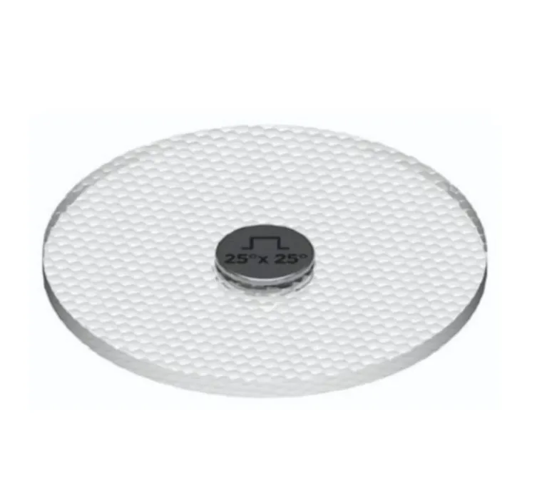 Accessoires*Soraa Accessoires, Snap 25° x 25°, écarteur carré de faisceaux, pour GU10 et GU5.5, , Ø5cm, H0,2cm - transparent