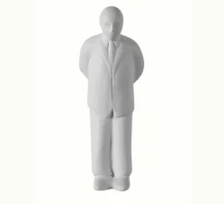 Accessoires, Umarell, personnage debout, blanc mat, Ø5cm, H15cm - Karman