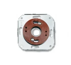 Accessoires*Fontini Adaptateur pour plaque avec support, Garby, Simple, Interrupteur et prise, L7,1cm, H13cm -