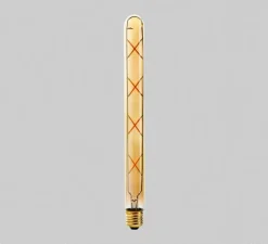 Ampoule E27 LED, Filament Amber, ambre, H30cm, Ø2,5cm - Faro