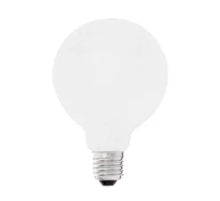 Ampoule*Faro Ampoule, E27, milky, , LED, Ø9,5cm, 8W, 2700K, 800Lm - blanc brillant