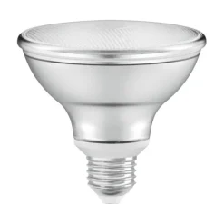 Ampoule, E27, PAR30 75 36°, transparent, LED, 10W, 2700K, 633lm, dimmable, Ø9,5cm, H9,3cm - Ledvance