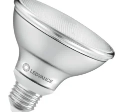 Ampoule, E27, PAR30 75 36°, transparent, LED, 10W, 2700K, 633lm, dimmable, Ø9,5cm, H9,3cm - Ledvance