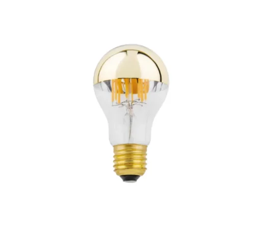 Ampoule*Wever&Ducré Ampoule E27 QA60, Mirr, , Ø6cm, H11cm, LED, 2200k, 400lm, 6W - or