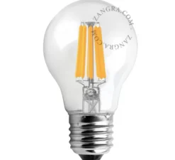 Ampoule, Filament, LED, E27, 2700K, 650lm, dimmable, Ø6cm, H10.5cm, 6W - Zangra