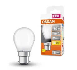 Ampoule*Osram Ampoule LED, B22,Star Classic P 60, , 2700K, 806 lm, Ø4,5cm, H7,6cm - dépolie