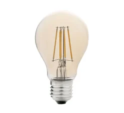 Ampoule LED, E27, Filament, ambre, 2700k, 400lm, Ø5,6cm, H10,2cm - Faro