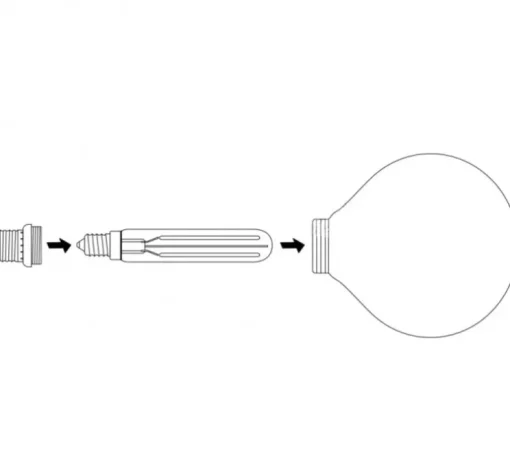 Ampoule LED, E27, If 004, claire, Ø9,5cm, H10,3cm - Zangra