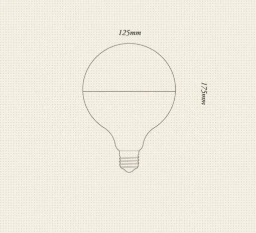 Ampoule*Tala Ampoule LED, E27, 2700k, 450lm, Porcelain III Mirrored, , IP54, L12,5cm, H17,5cm - blanc, mirroir