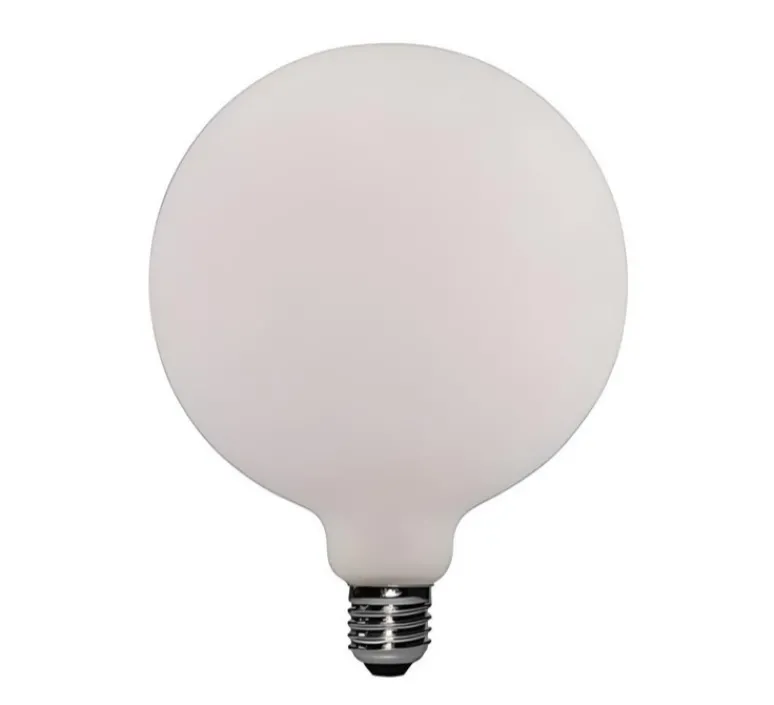 Ampoule*Daylight Italia Ampoule LED, E27 Porcellana G150, dim, 2700k, 640lm, Ø15cm, H21cm - porcelaine