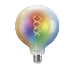 Ampoule LED, E27, Smart Wifi Globe, transparent, dim, 4,8W, 2700-6500K, RGB, 470 lm, Ø12,4cm, H17,3cm - Ledvance