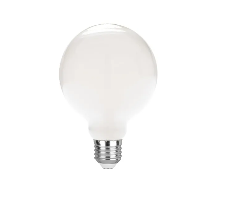 Ampoule LED, E27, Sphérique, Blanc opalin, 2700K, 950 lm, Ø9,5cm, H13,5cm - Nedgis