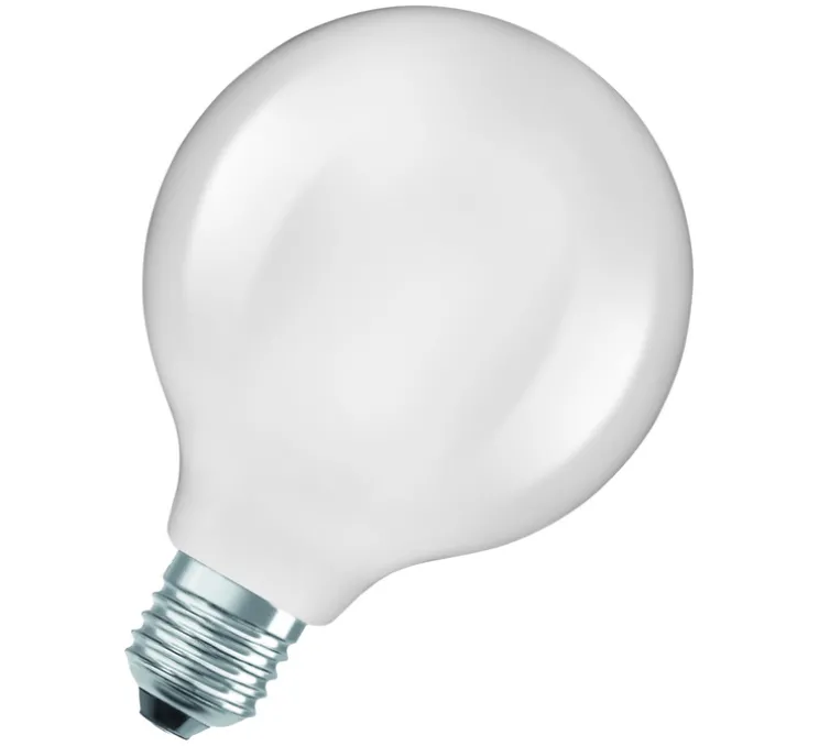 Ampoule LED, E27,Classic Globe 95 class A, dépolie, 3,8W, 2700K, 806 lm, Ø9,5cm, H13,5cm - Osram